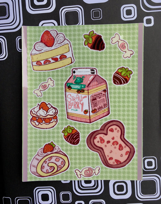 Berry Sweet Treats Sticker Sheet