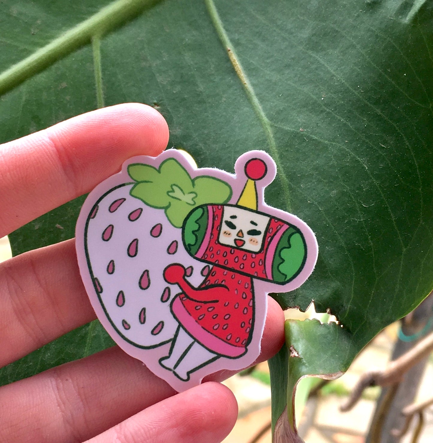 Strawberry Katamari sticker