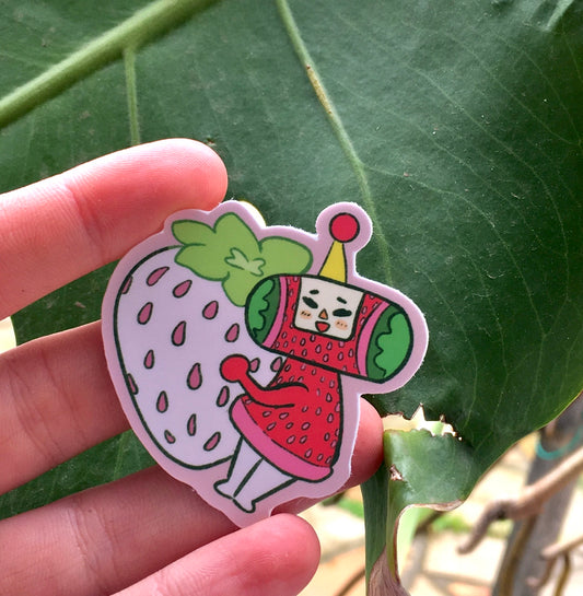 Strawberry Katamari sticker