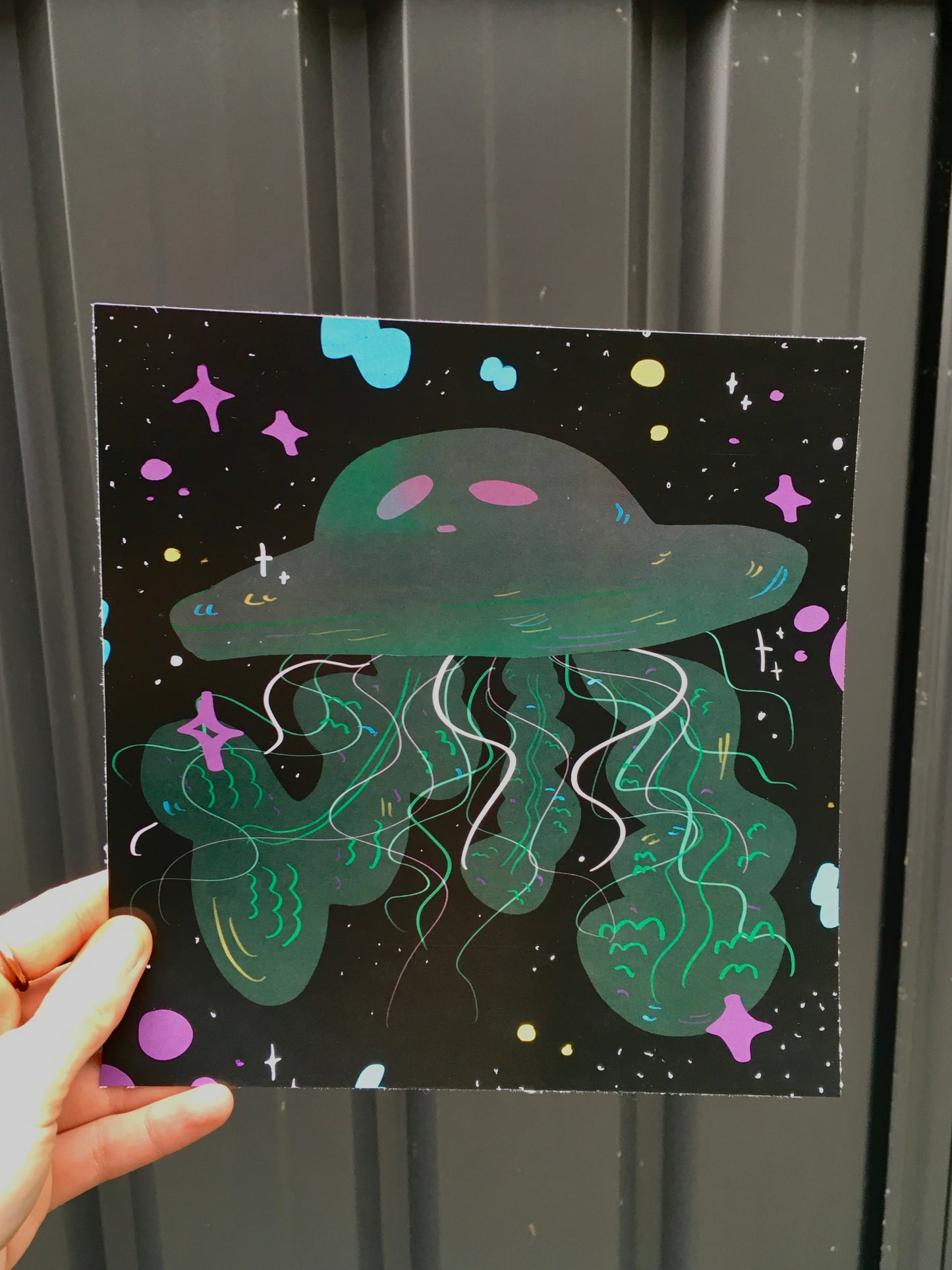 Space Jellyfish - Art Print