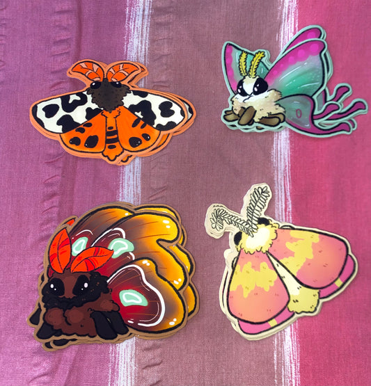 Moth Sticker Pack