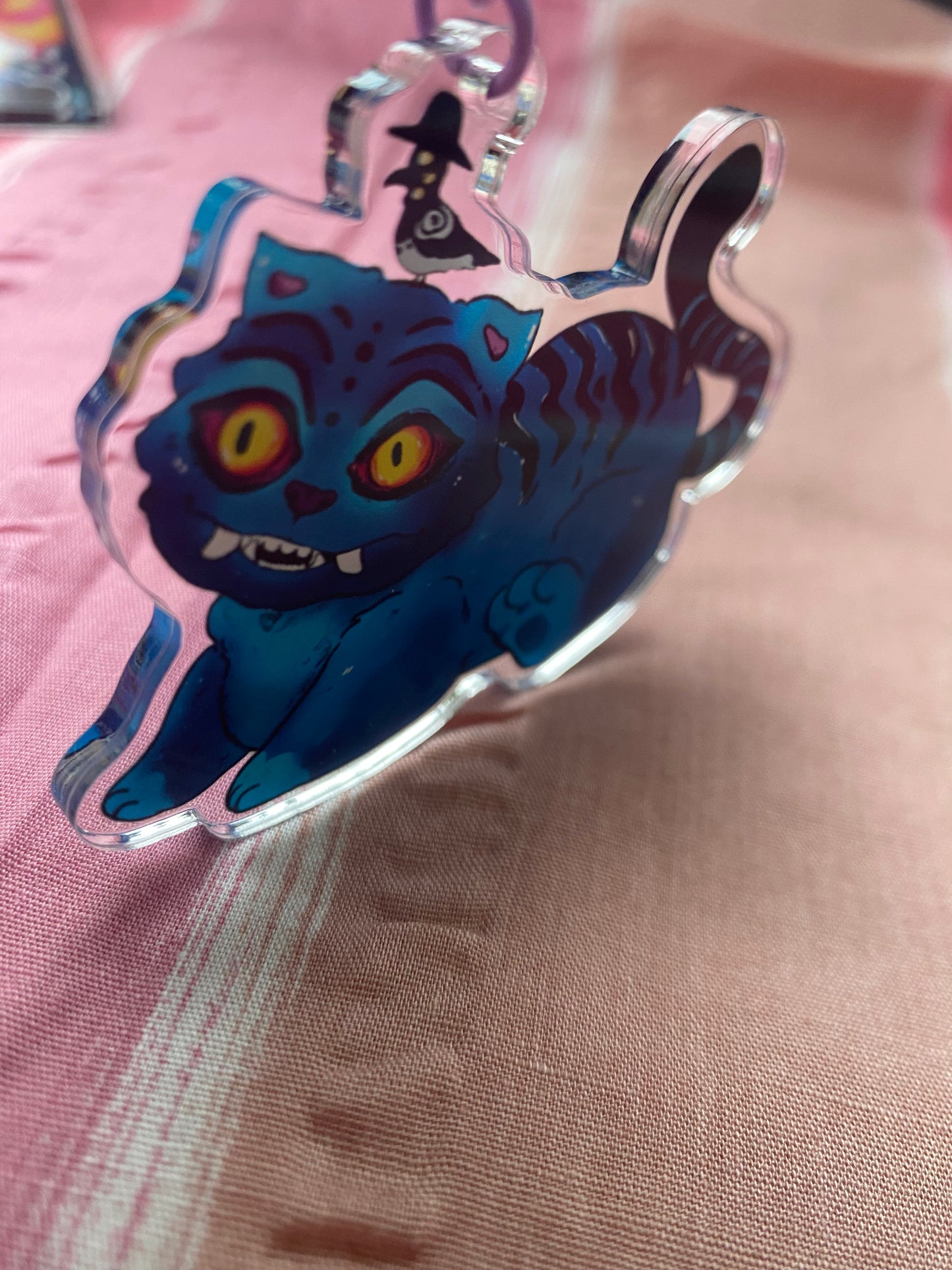 Derpy Tiger Keychain