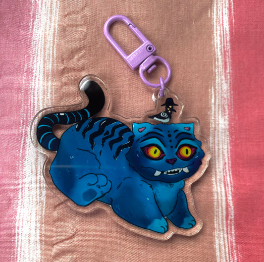 Derpy Tiger Keychain