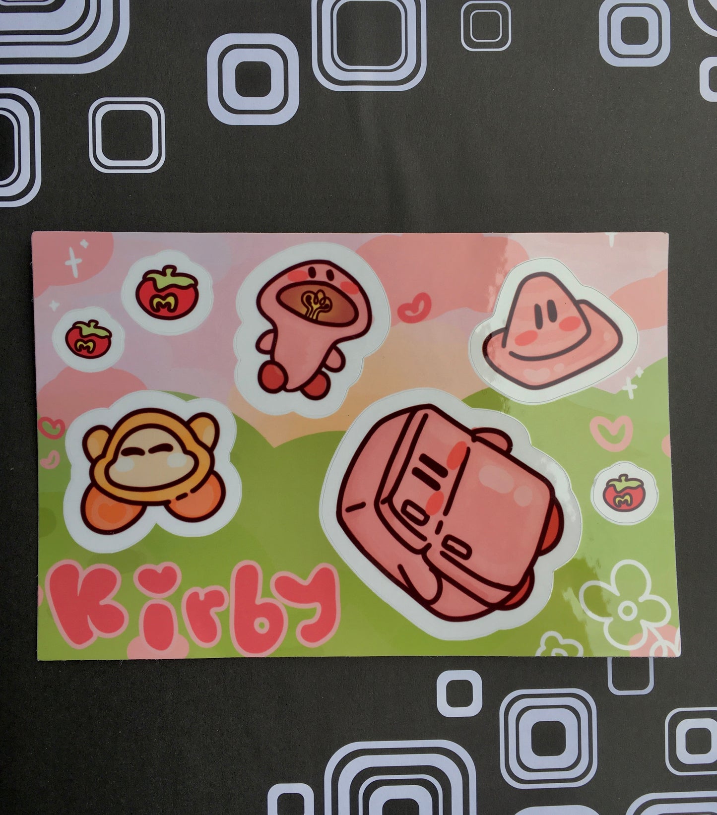 Kirby Sticker Sheet