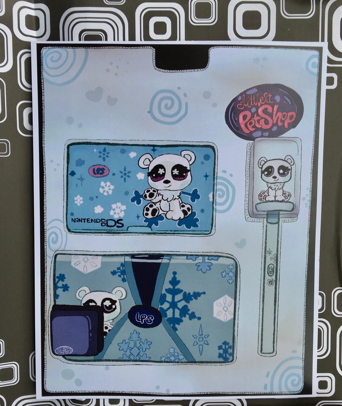 LPS DS Polar Bear Print