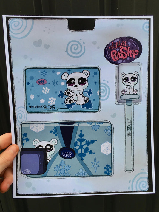 LPS DS Polar Bear Print