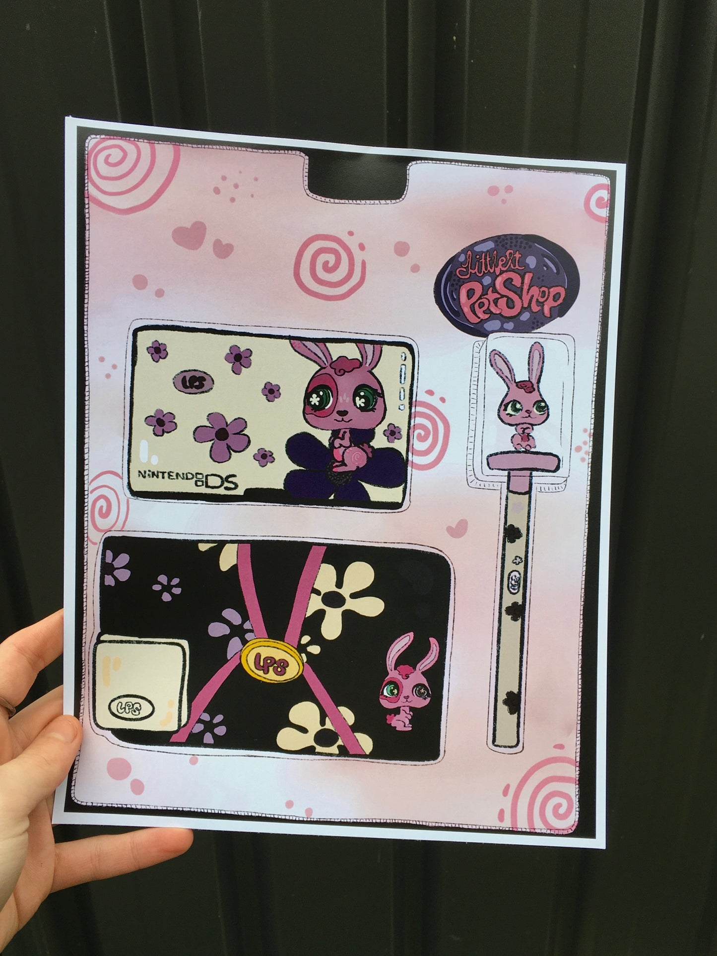 LPS DS Rabbit Print