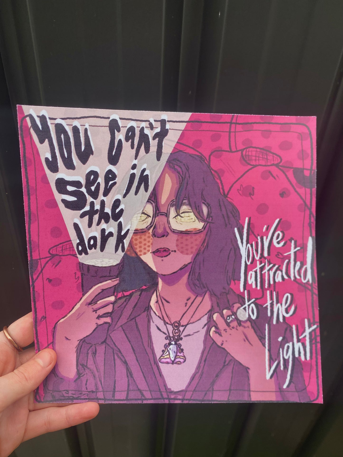 Moth Girl - Art Print